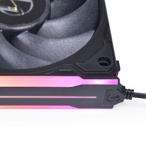 Lian Li UNI FAN P28 Side ARGB Strip, pack of 3 - black