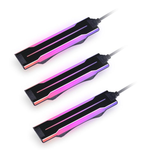 Lian Li UNI FAN P28 Side ARGB Strip, pack of 3 – black