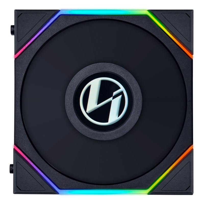 Lian Li UNI FAN TL LCD Series fans, pack of 3 incl. controller - 120mm, black - B-Grade