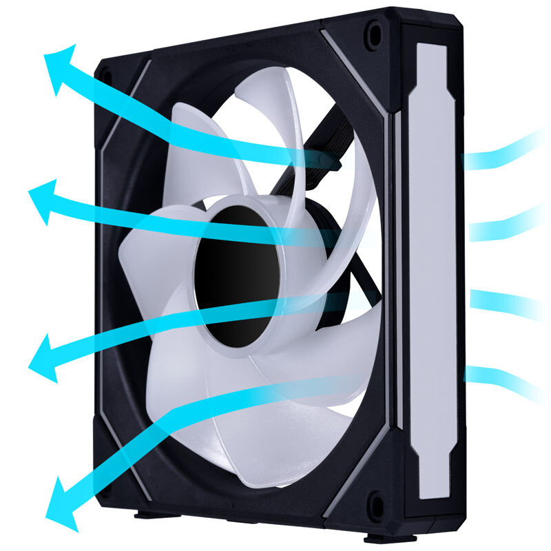 Lian Li UNI FAN SL-INF Infinity 140 ARGB Reverse Blade PWM - 140mm, Black : image 3