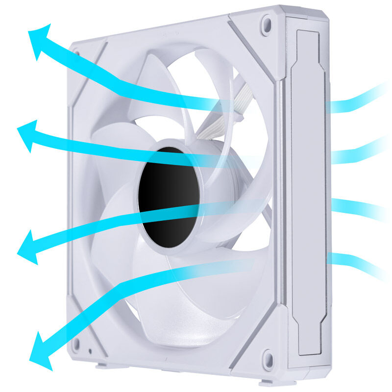 Lian Li UNI FAN SL-INF Infinity 140 ARGB Reverse Blade PWM - 140mm, White