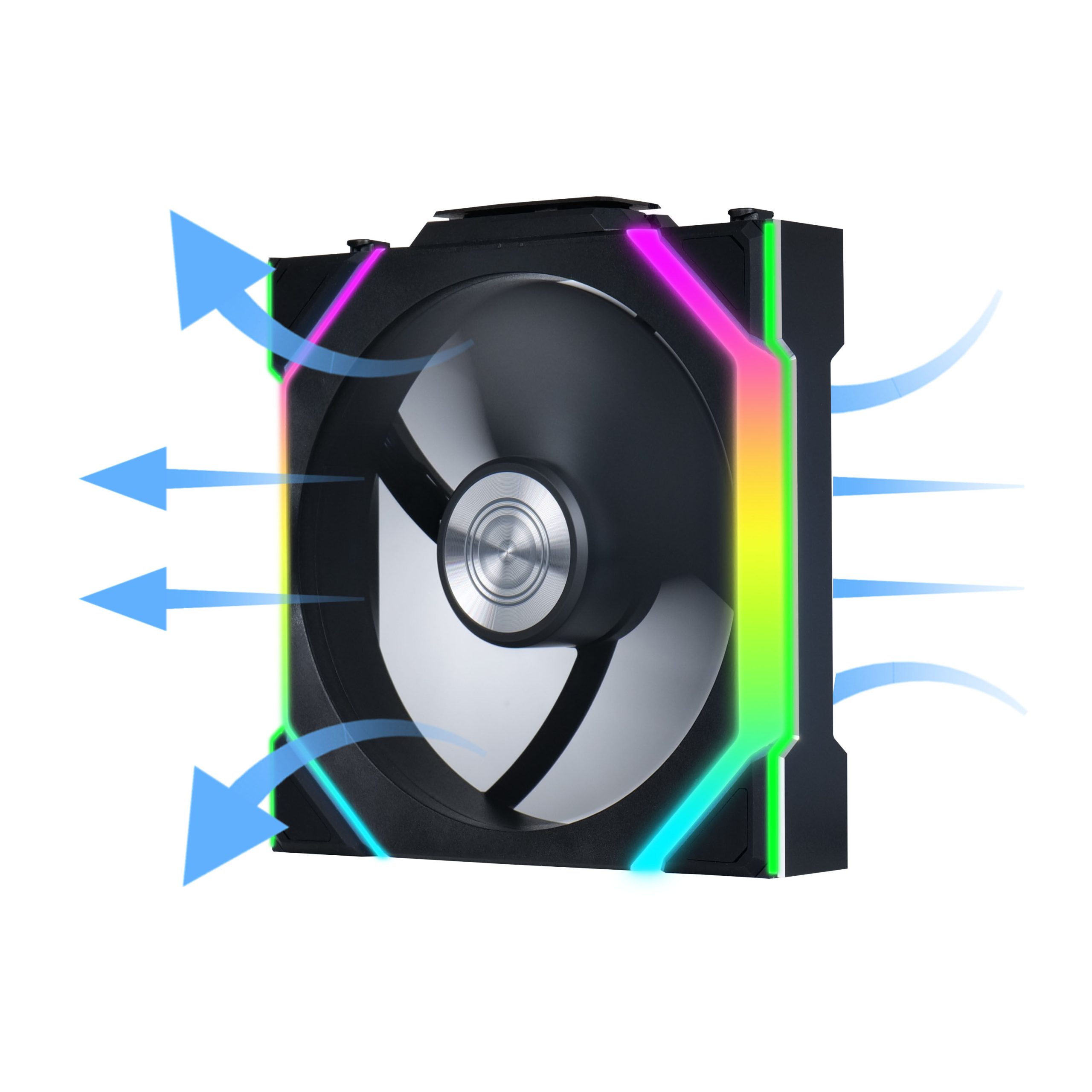 Lian Li UNI FAN SL Wireless ARGB PWM Fan - Reverse Blade, 120 mm, black : image 2