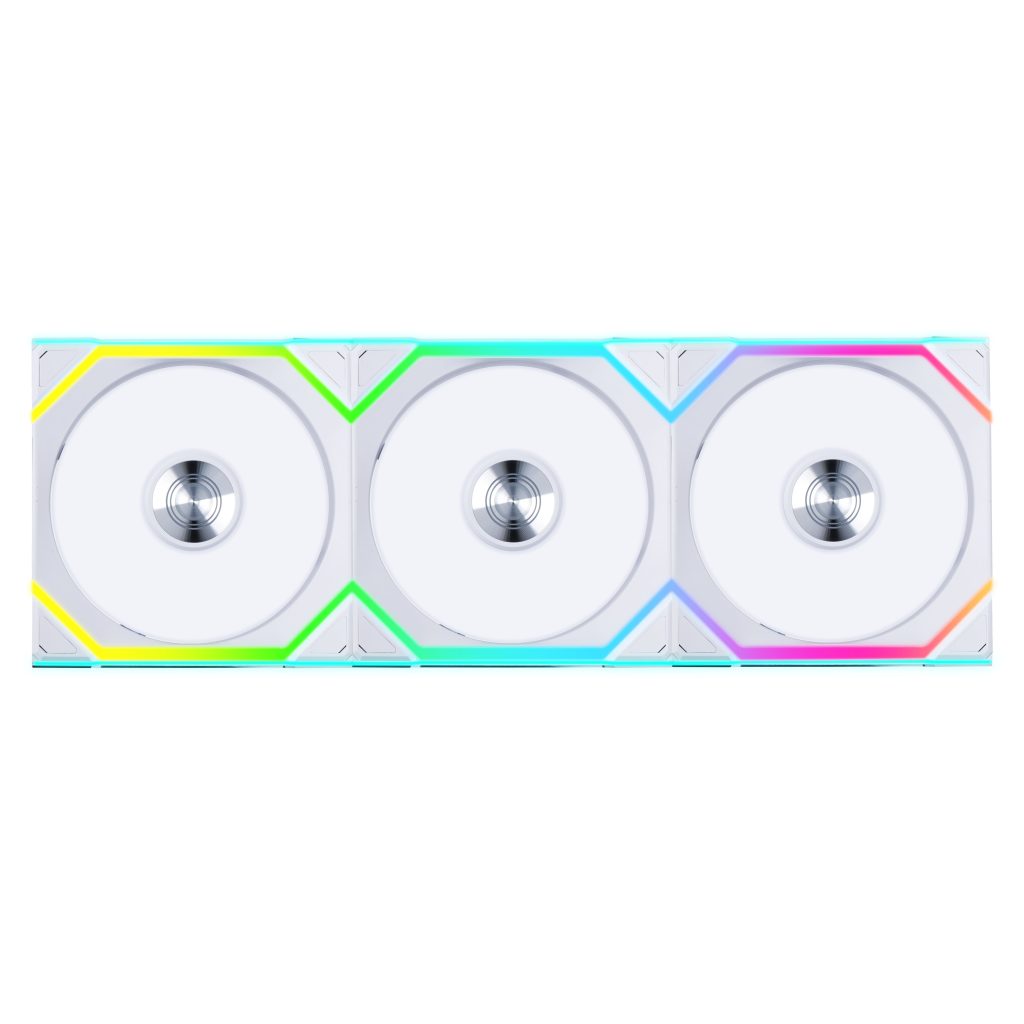 Lian Li UNI FAN SL Wireless ARGB PWM Fan, 3-Pack incl. Controller - 120 mm, white