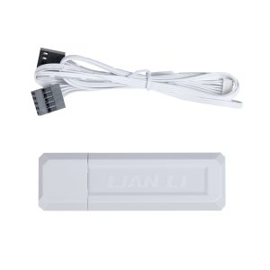Lian Li UNI FAN SL Wireless ARGB PWM Fan, 3-Pack incl. Controller - 120 mm, white
