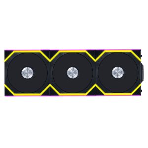 Lian Li UNI FAN SL Wireless ARGB PWM Fan, 3-Pack incl. Controller - Reverse Blade, 120 mm, black