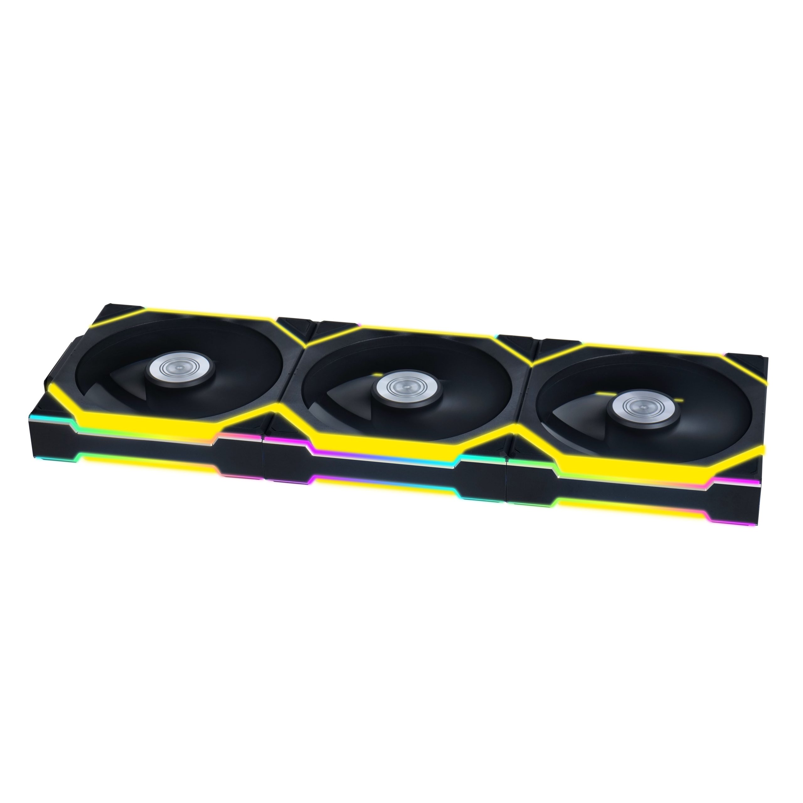 Lian Li UNI FAN SL Wireless ARGB PWM Fan, 3-Pack incl. Controller - Reverse Blade, 120 mm, black