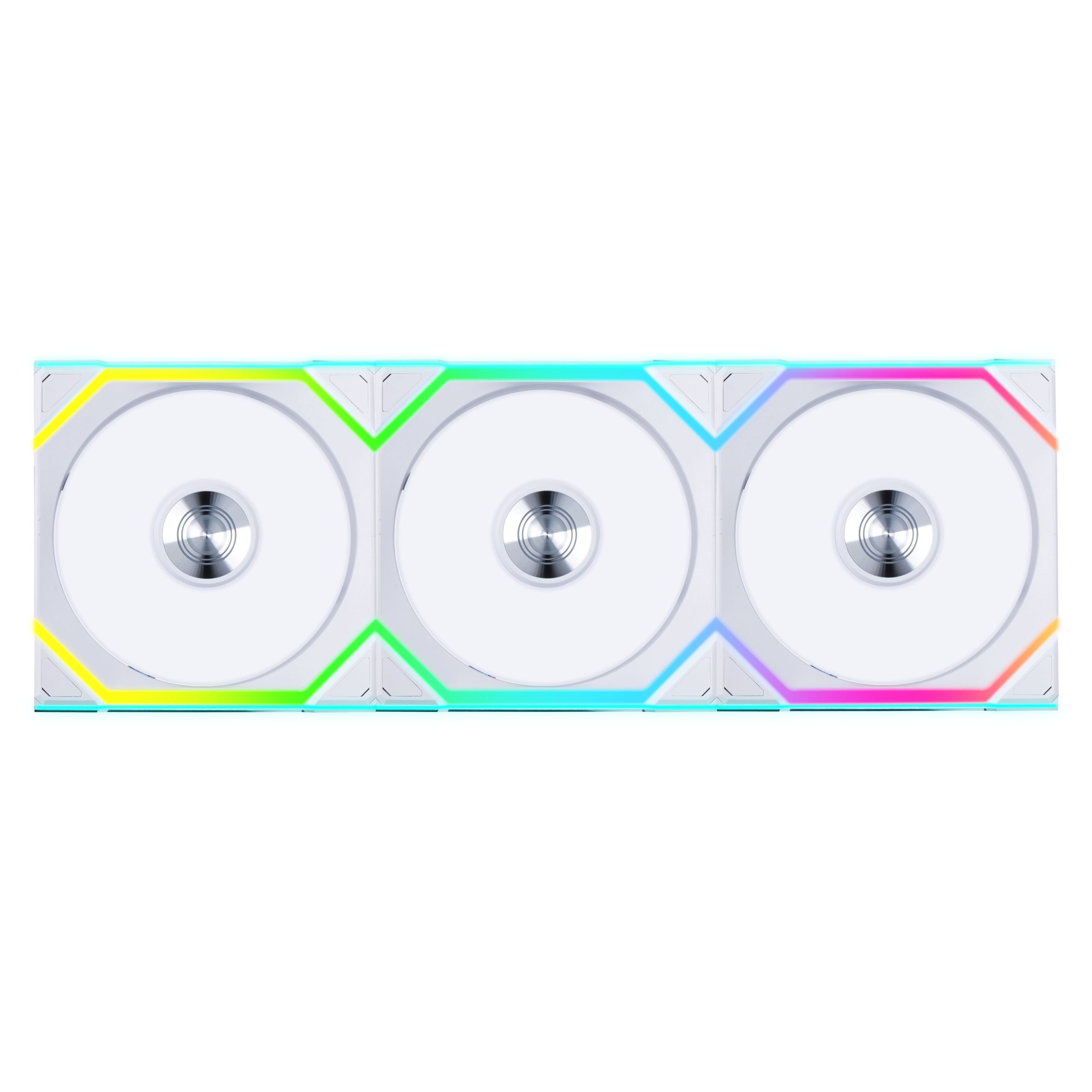 Lian Li UNI FAN SL Wireless ARGB PWM Fan, 3-Pack incl. Controller - Reverse Blade, 120 mm, white