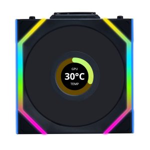 Lian Li UNI FAN SL Wireless LCD fan, ARGB, PWM - Reverse Blade, 120 mm, black : image 1