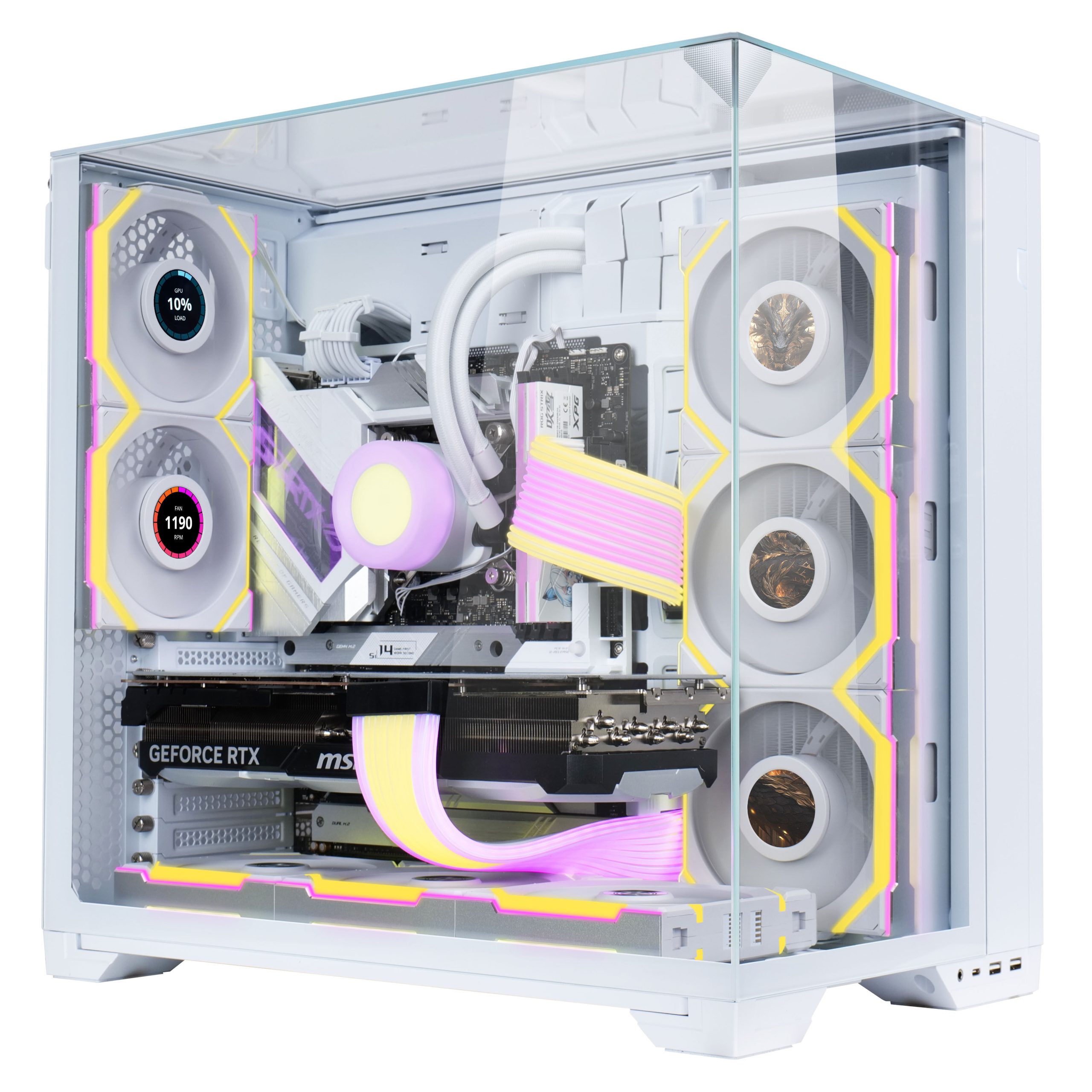 Lian Li UNI FAN SL Wireless LCD Fan, ARGB, PWM, 3-Pack incl. Controller - 120 mm, white : image 11