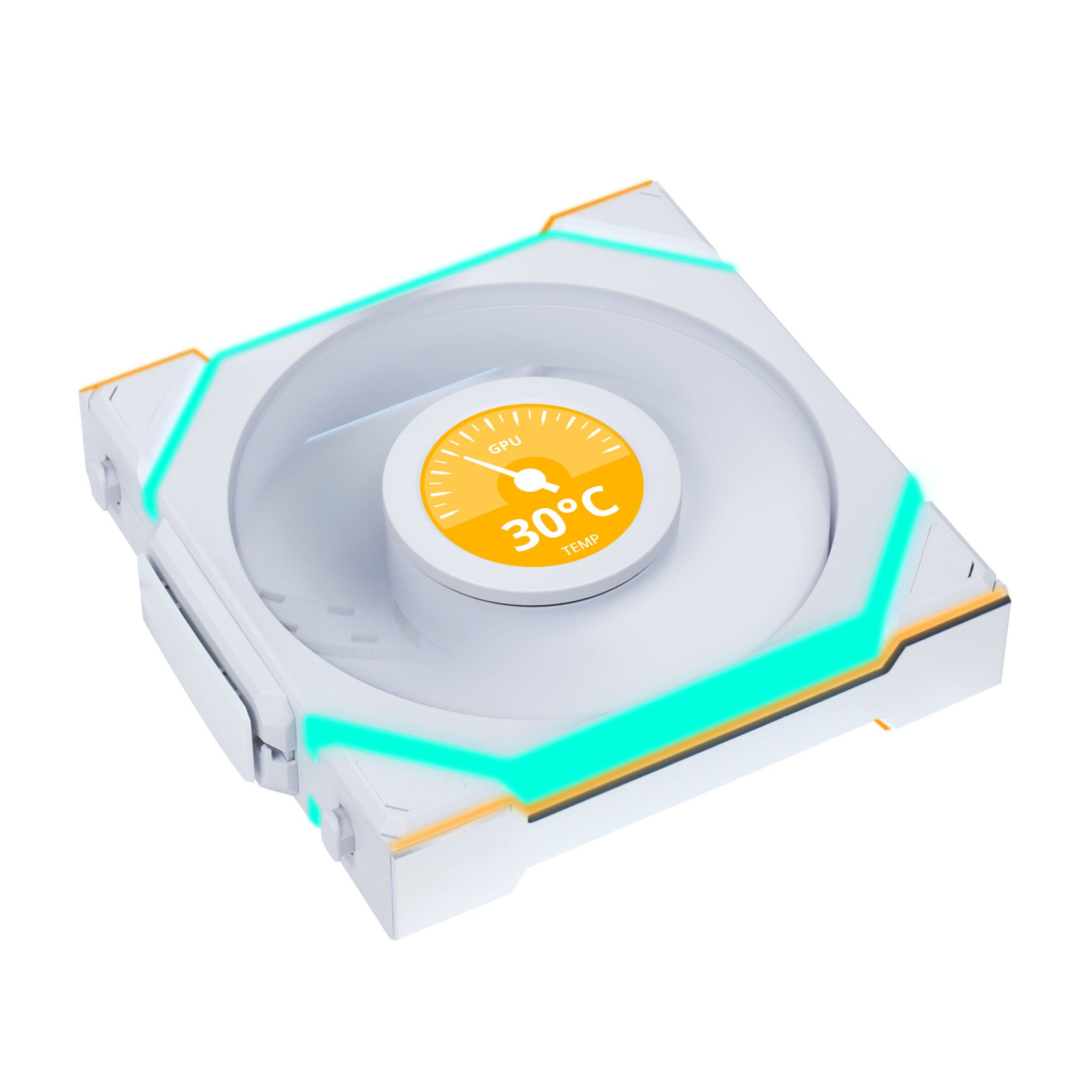 Lian Li UNI FAN SL Wireless LCD Fan, ARGB, PWM, 3-Pack incl. Controller - 120 mm, white : image 4