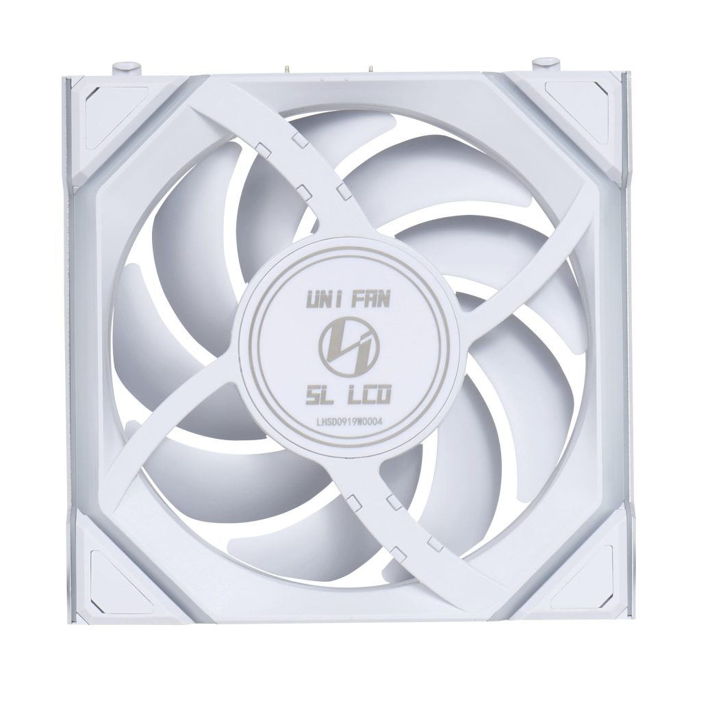 Lian Li UNI FAN SL Wireless LCD fan, ARGB, PWM, 3-pack including controller - Reverse Blade, 120 mm, white : image 6
