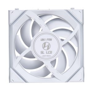 Lian Li UNI FAN SL Wireless LCD fan, ARGB, PWM, 3-pack including controller - Reverse Blade, 120 mm, white : image 6