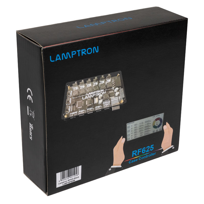 Lamptron RF625 fan and ARGB controller, black : image 8
