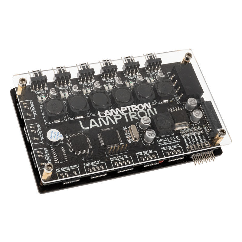 Lamptron RF625 fan and ARGB controller, black : image 3