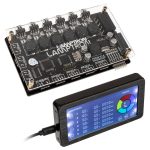 Lamptron RF625 fan and ARGB controller, black