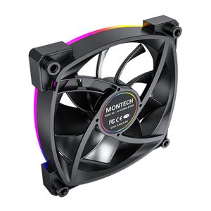 Montech AX120 PWM ARGB fan - 120mm, black