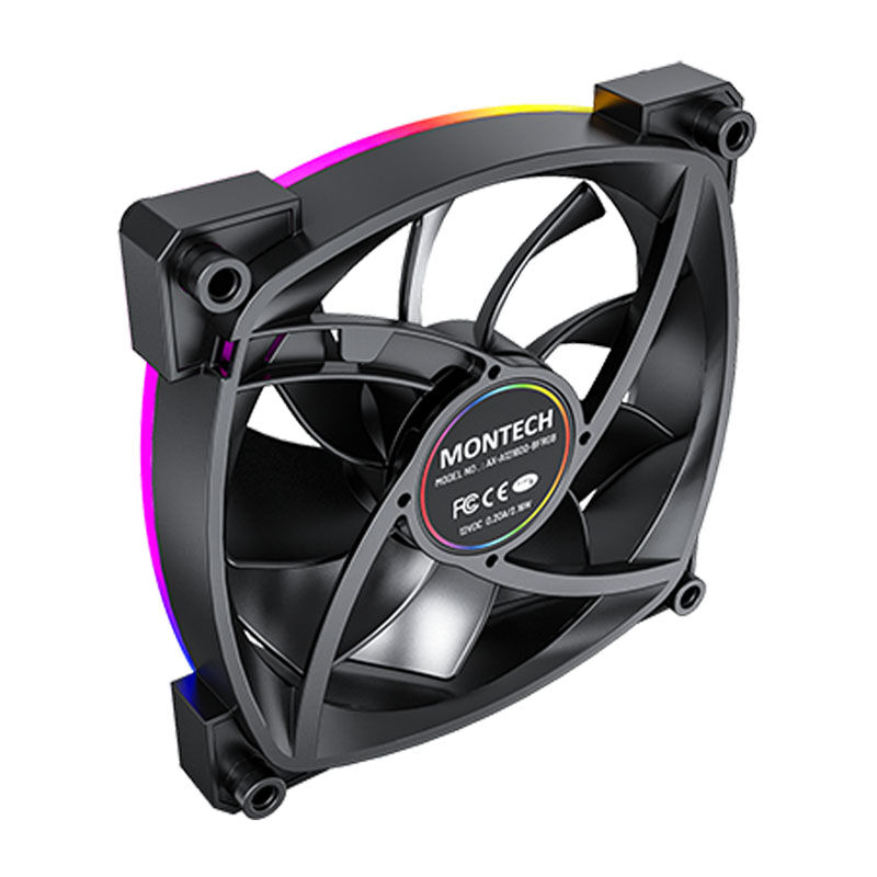 Montech AX120 PWM ARGB fan - 120mm, black