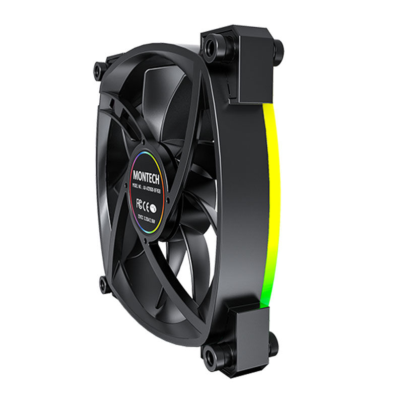 Montech AX120 PWM ARGB fan - 120mm, black