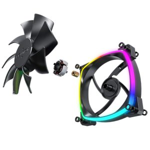 Montech AX120 PWM ARGB fan - 120mm, black