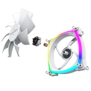 Montech AX120 PWM ARGB fan - 120mm, white