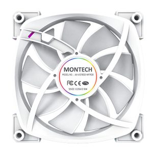 Montech AX120 PWM ARGB fan - 120mm, white