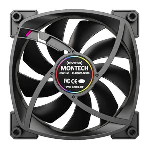 Montech RX120 PWM ARGB Reverse Fan - 120mm, black