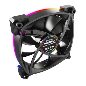 Montech RX120 PWM ARGB Reverse Fan - 120mm, black