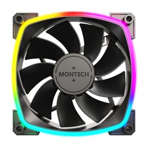 Montech RX120 PWM ARGB Reverse Fan - 120mm, black