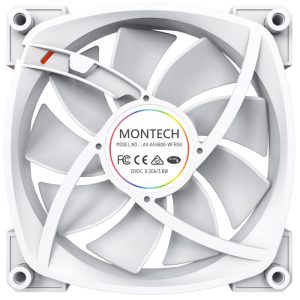 Montech AX140 PWM ARGB fan - 140mm, white