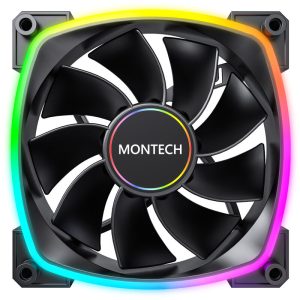 Montech RX140 PWM ARGB Reverse Fan - 140mm, black : image 2