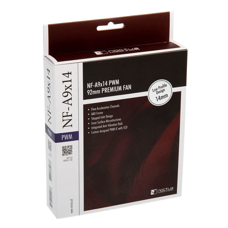 Ventilateur Noctua NF-A9x14 PWM - 92mm - Ultra Plat - Silencieux - Neuf