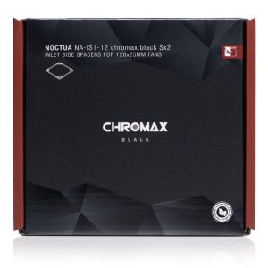 Noctua NA-IS1-12 chromax.black spacers for 120 mm fans - set of 2