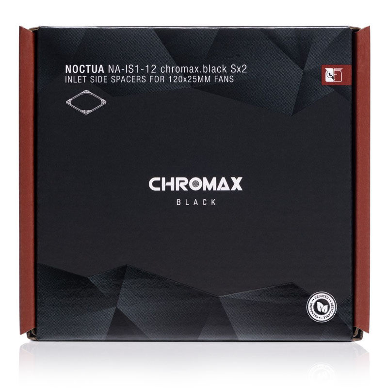 Noctua NA-IS1-12 chromax.black spacers for 120 mm fans - set of 2