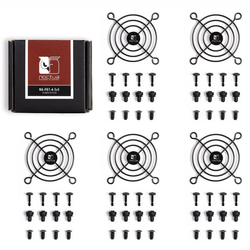 Noctua NA-FG1-6 Sx5 fan grille, 60 mm - black : image 1