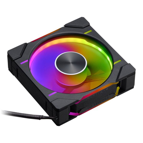 PHANTEKS D30 PWM D-RGB Regular Airflow fan – 120mm, black – B-Grade