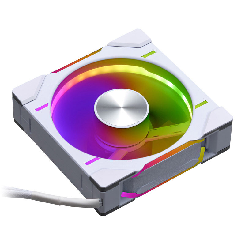 PHANTEKS D30 PWM Regular Airflow D-RGB fan - 120mm, white : image 1