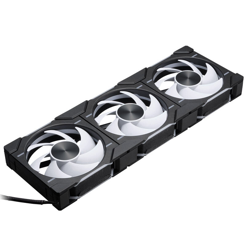 PHANTEKS D30 PWM Regular Airflow D-RGB fan, Triple Pack - 120mm, black