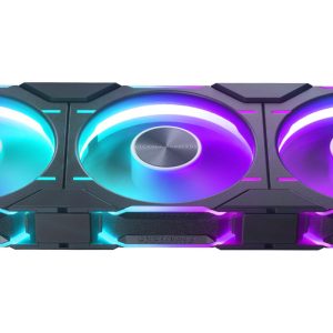 PHANTEKS D30 PWM Reverse Airflow D-RGB fan, triple pack - 120mm, black : image 6