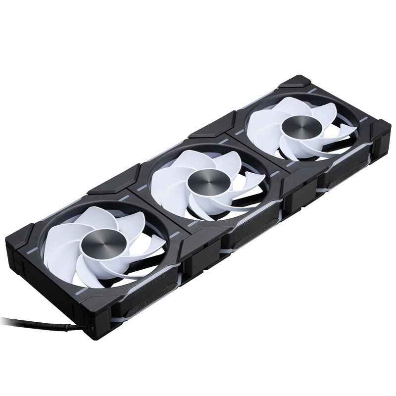 PHANTEKS D30 PWM Reverse Airflow D-RGB fan, triple pack - 120mm, black : image 2