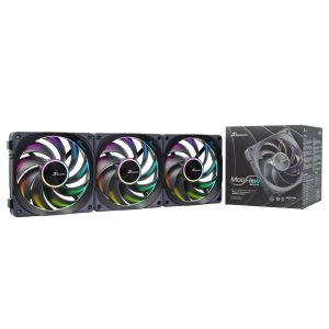 Seasonic MagFlow 1225 ARGB PWM fan - 120mm, kit of 3 : image 1
