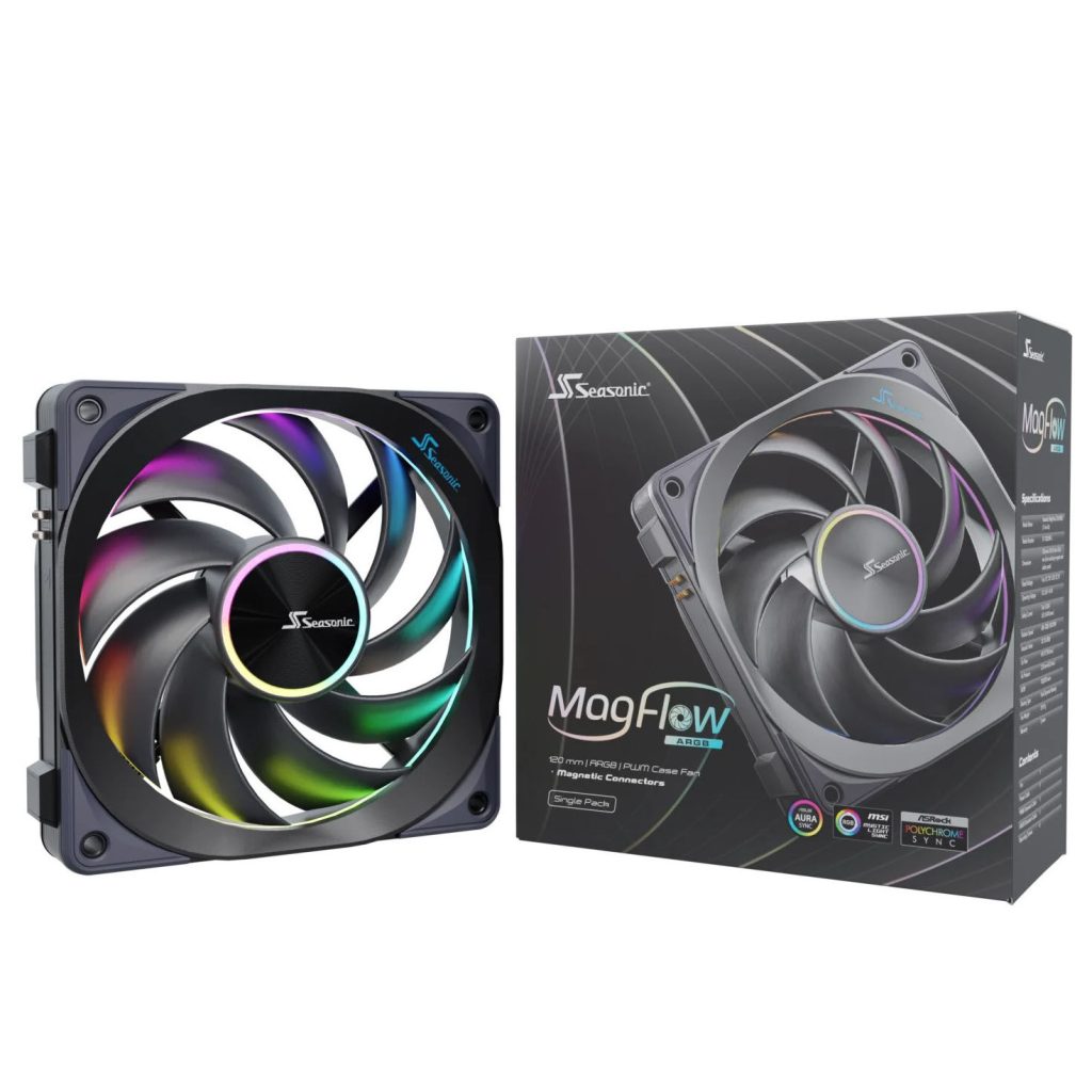 Seasonic MagFlow 1225 ARGB PWM fan - 120mm : image 1