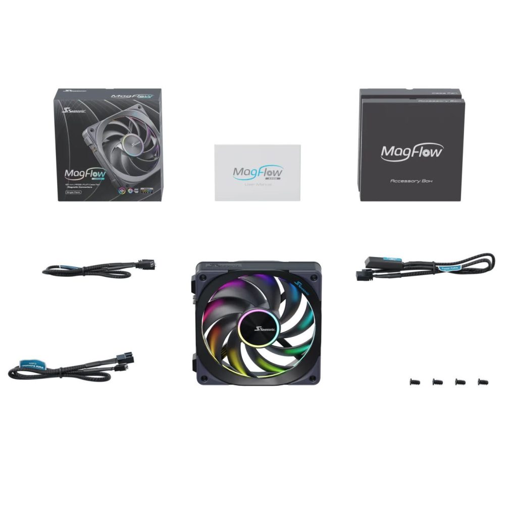 Seasonic MagFlow 1225 ARGB PWM fan - 120mm : image 8