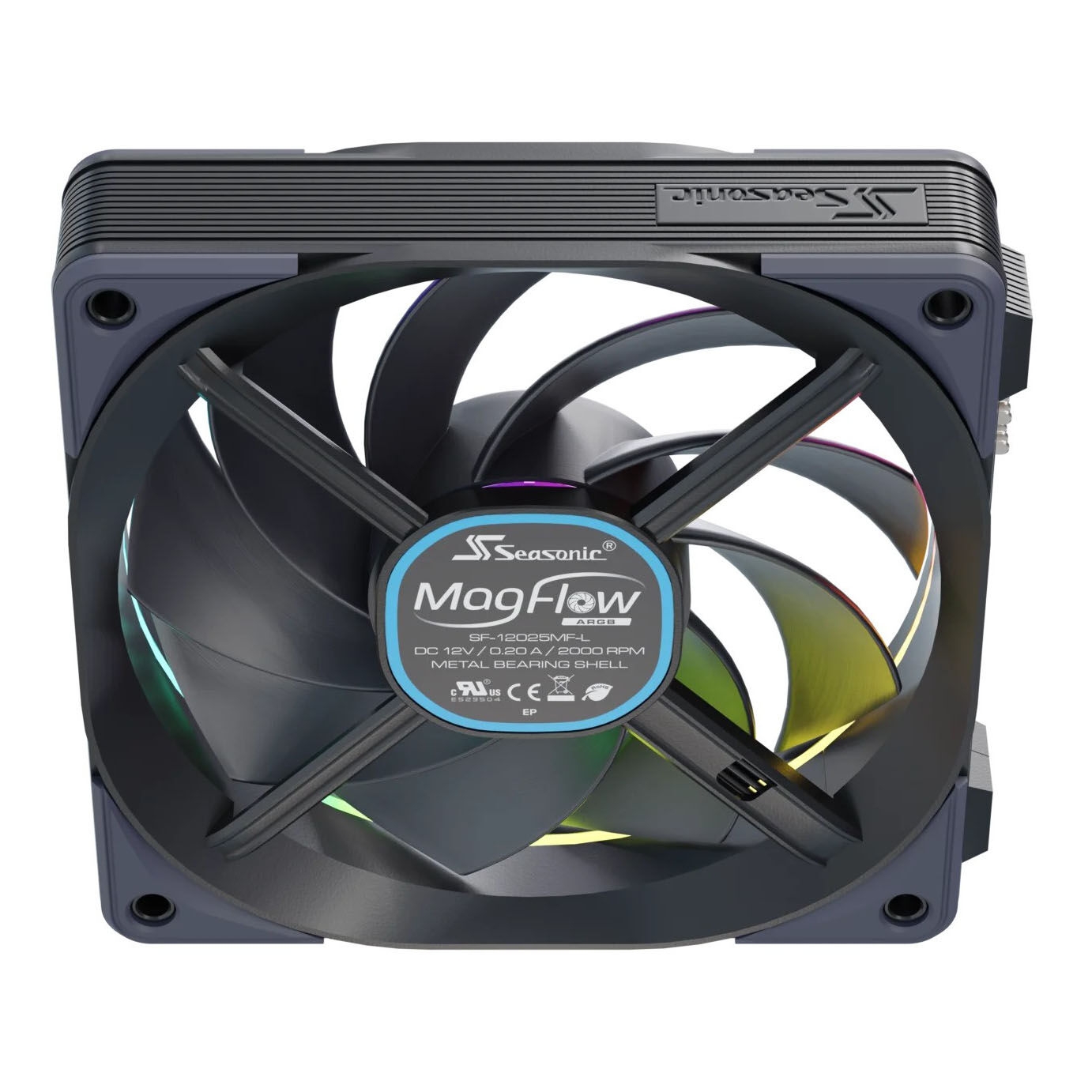 Seasonic MagFlow 1225 ARGB PWM fan - 120mm : image 9