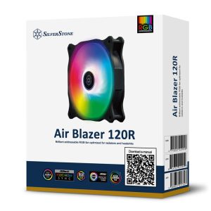 Silverstone Air Blazer 120R fan, ARGB - 120mm, black