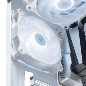 Silverstone Air Blazer 120RW fan, ARGB - 120mm, white