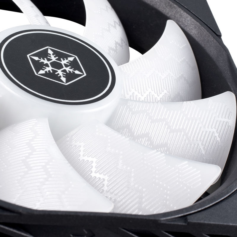 Silverstone Shark Force Fan, ARGB - 120mm, Black