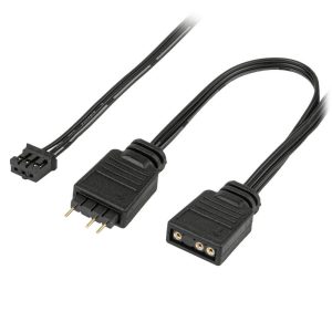 Silverstone Shark Force Fan, ARGB - 120mm, Black