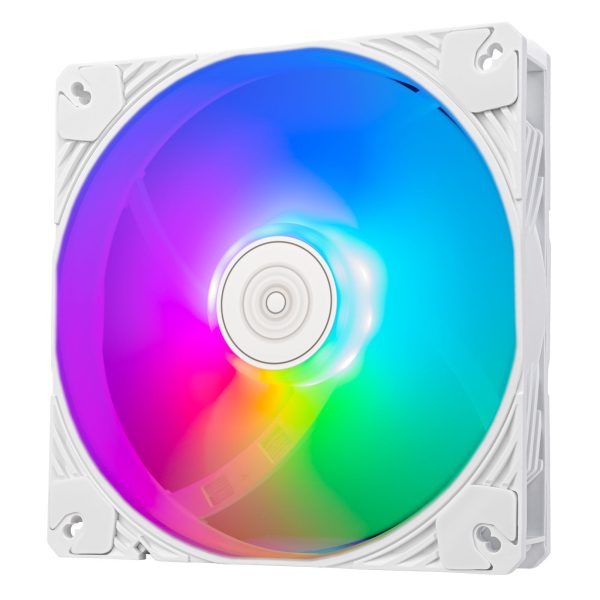SilverStone Shark Force ARGB fan, 140 mm – white
