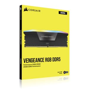 Corsair Vengeance RGB, DDR5-6000, CL36, XMP 3.0 - 32GB dual kit, black
