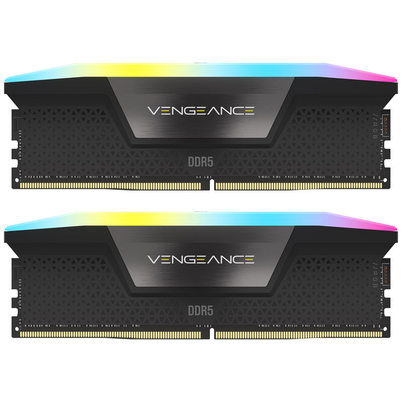 corsair Vengeance RGB, DDR5-6000, CL30, XMP 3.0 - 32GB dual kit, black